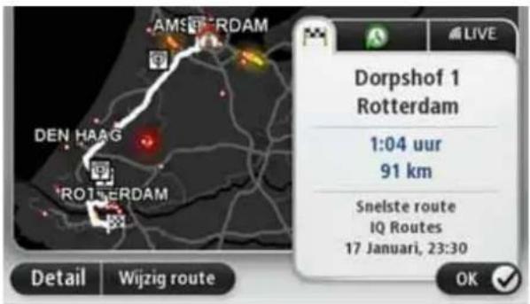 Dorpshof 1 Rotterdam 1:04 uur 91 km Snelste route IQ Routes 17 Januari, 23:30