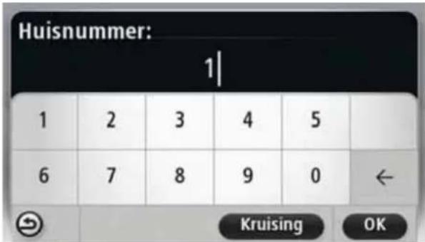 Huisnummer: 1| 1 2 3 4 5 6 7 8 9 0 ← Kruising OK