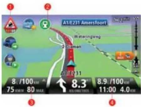 A1/E231 Amersfoort Würstingweg 2 Dritten 8.1/100 KM 75 KM 80 MAX 8.3 KILGME TREES 8.9/100 KM 11:00 4.0 KM