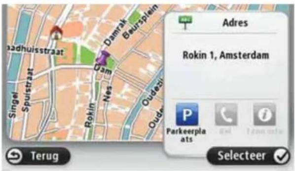 Adres Rokin 1, Amsterdam P Parkeerpla ats Selecteer Terug