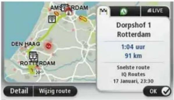 Dorpshof 1 Rotterdam 1:04 uur 91 km Snelste route IQ Routes 17 Januari, 23:30