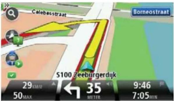 Celebesstraat Borneostraat S100 Zeeburgerdijk 29 KM/37 50 MAX ← 35 METER 9:46 7:05 MIN