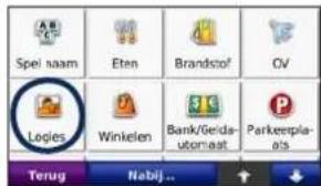 Spei naam Eten Brandstof OV Logies Winkelen Bank/Gerida-utomaat Parkeeppla- ats Terug Nabij...