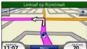 Linksaf op Rijnstraat Ankansol. 11:07 Menu 70