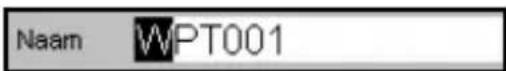 NAVMAN Tracker 5380 - c) Om een naam of nummer te veranderen: - 1