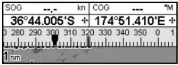 SOG --. - kn COG --- °M 36°44.005'S + 174°51.410'E + 0 280 290 300 310 320 330 340 350 0 1 1 nm