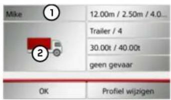 Mike 1 12.00m / 2.50m / 4.0... Trailer / 4 30.00t / 40.00t geen gevaar OK Profiel wijzigen