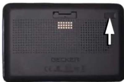 BECKER Traffic Assist Z 217 - Externe antenne aansluiten - 1