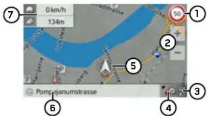 0 km/h 134m 50 Pomegranumstrasse 6 1 2 3 4 5
