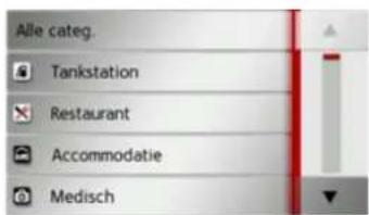 Alle categ. Tankstation Restaurant Accommodatie Medisch