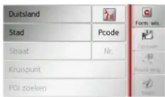 Duitsland Stad Pcode Straat Nr. Kruispunt POI zoeken Form. wls Opstwaan 10 Pouche weig 4 S###