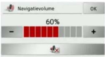 Navigatievolume 60% - +