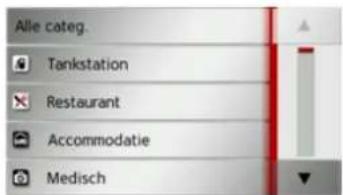 Alle categ. Tankstation Restaurant Accommodatie Medisch