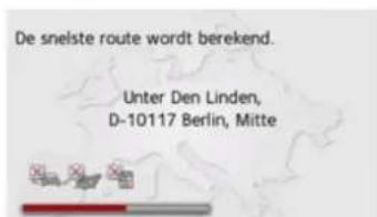 De snelste route wordt berekend. Unter Den Linden, D-10117 Berlin, Mitte
