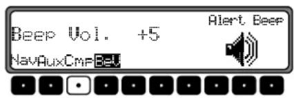 Beep Vol. +5 NAVAuxCmpBet Alert Beer