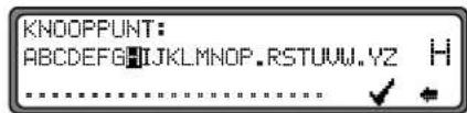 KNOOPPUNT: ABCDEFGHIJKLMNOPQRSTUVWXYZ H ............