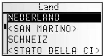 VDO DAYTON MS 3200 - Land wijzigen - 1