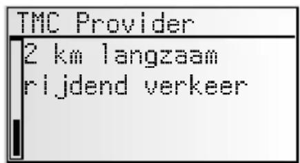 VDO DAYTON MS 3200 - Details van verkeersinfo bekijken - 3