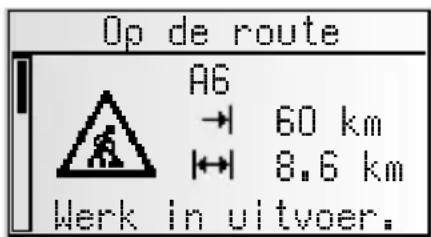 VDO DAYTON MS 3200 - Details van verkeersinfo bekijken - 1