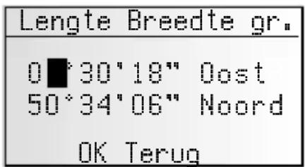 VDO DAYTON MS 3200 - Bestemmingsinvoer via GPS-coördinaten - 1