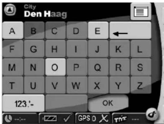 VDO DAYTON MS 2110 - Voer uw doelplaats in - 10