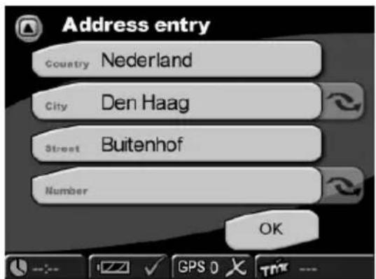 VDO DAYTON MS 2110 - Voer uw doelplaats in - 4
