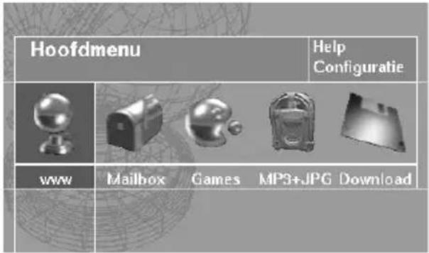 VDO DAYTON MCF 5403 - Hoofdmenu - 1