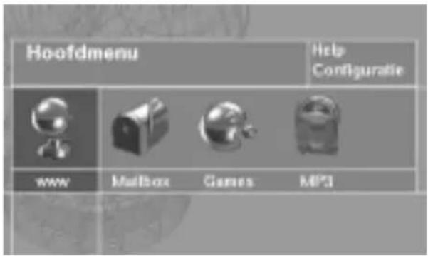 VDO DAYTON MCF 5401 - Hoofdmenu - 1
