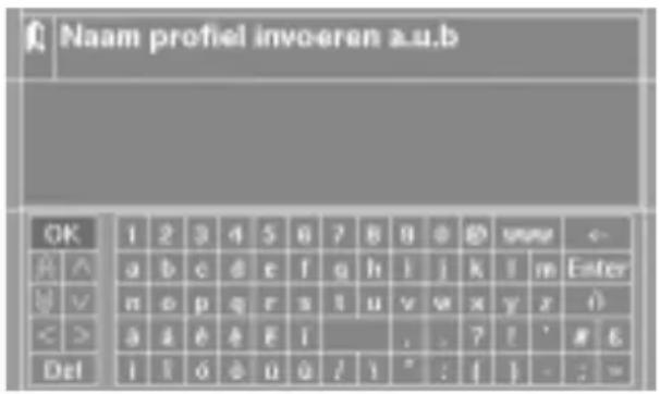 VDO DAYTON MCF 5401 - Invoer van letters - 1