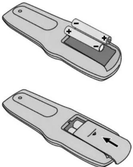 VDO DAYTON DV 6100 - Batterijen insteken - 1