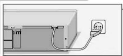 GRUNDIG GV 3143 HIFI - Antenne, televisietoestel en netkabel aansluiten - 4