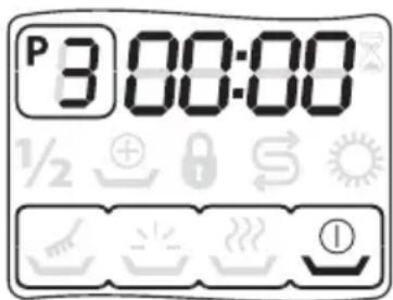 P3 00:00 ½ + S ①