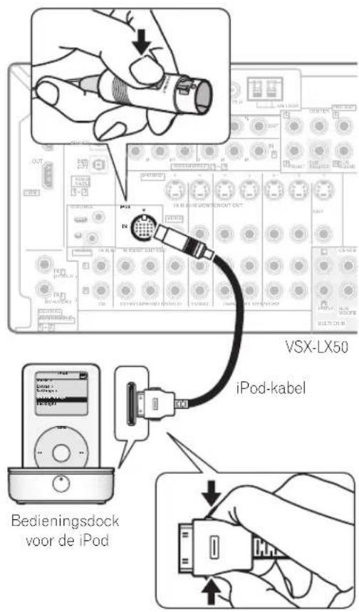 PIONEER VSX-LX50 - Een iPod aansluiten - 1