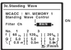 PIONEER VSX-LX50 - Selecteer 'Standing Wave' in het instelmenu Manual MCACC. - 2