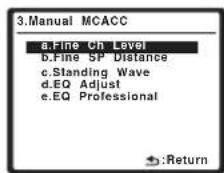 PIONEER VSX-LX50 - Selecteer 'Fine Ch Level' in het instelmenu Manual MCACC. - 1