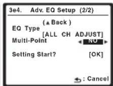 PIONEER VSX-LX50 - Als u 'Advanced EQ Setup' hebt geselecteerd, geeft u de gewenste tijdsinstelling op voor de kalibratie en selecteert u 'Go'. Selecteer 'Start' in het volgende scherm. - 2