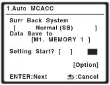 PIONEER VSX-LX50 - Selecteer 'Auto MCACC' in het menu System Setup en druk op ENTER. - 2