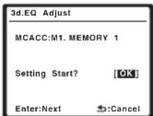 PIONEER VSX-LX50 - Selecteer 'EQ Adjust' in het instelmenu Manual MCACC. - 2