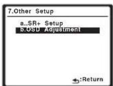 PIONEER VSX-LX50 - Selecteer 'OSD Adjustment' in het menu Other Setup. - 1