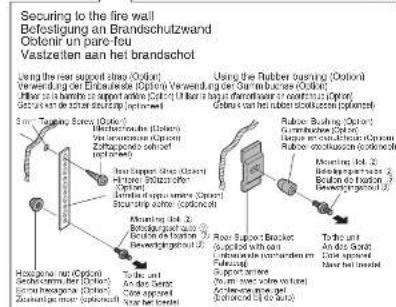 PANASONIC CQ-C7301 - How to remove the unit/Ausbau des Gerätes/Dépose de l'appareil/Verwijderen van het toestel - 2