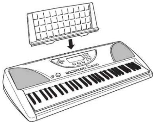 YAMAHA Portatone PSR-240 - MUZIEKSTANDAARD - 1