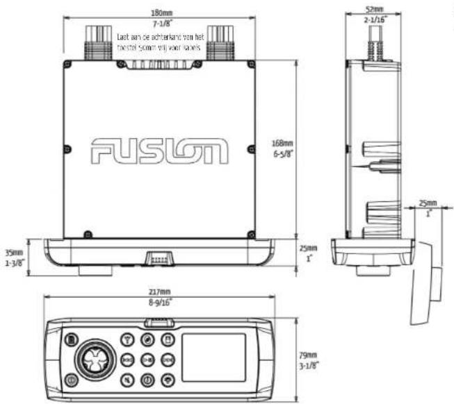 Fusion Marine MS-CD600 - NOTEER HIER UW AANKOOPGEGEVENS: - 1