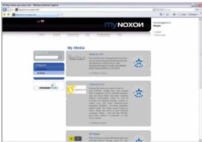 TERRATEC Noxon iRadio Cube - My Services van myNOXON - 1
