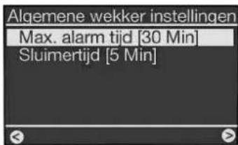 TERRATEC Noxon iRadio Cube - Bepalen van de maximale wek- en snoozeduur - 1