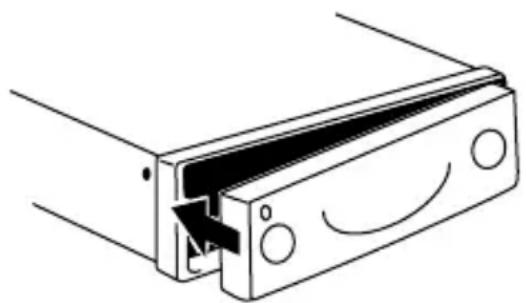 BLAUPUNKT Bronx MP75 - Bedieningspaneel plaatsen - 1