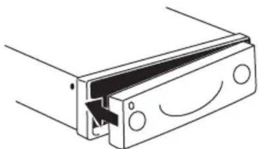 BLAUPUNKT Woodstock DAB 53 - Bedieningspaneel plaatsen - 1
