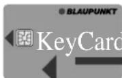 BLAUPUNKT Verona RCR 45 - ⑱ Bescherming tegen diefstal met KeyCard - 1
