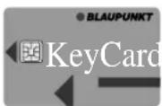 BLAUPUNKT Sevilla RD 126 W - ⑧Diefstalbeveiligingssysteem KeyCard - 1