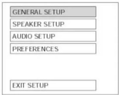 ROADSTAR CD-942DVD - Gebruik van het setup-menu - 1