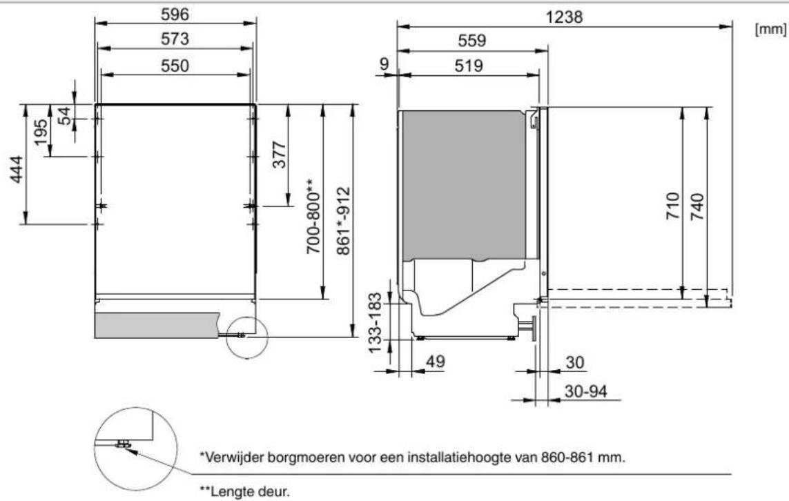 ASKO D5896 XXL - Technische gegevens - 1